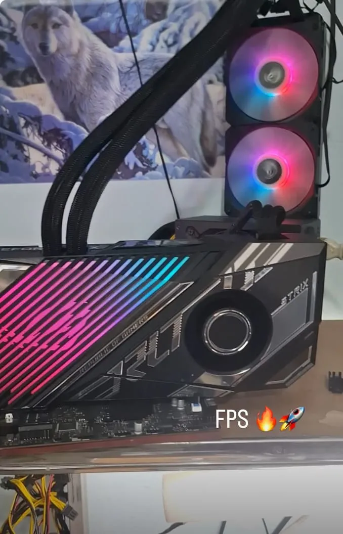 RTX 3090 Ti с цветной подсветкой — готовятся к GTA 6