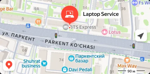 Карта — Laptop Service, Паркент 11, нажмите для открытия в Яндекс Картах